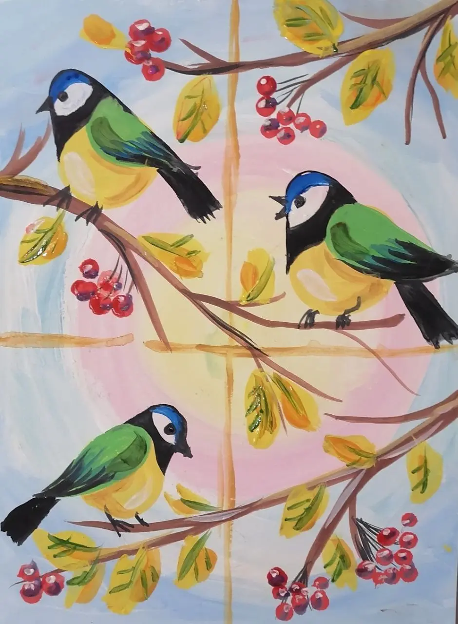 С днем синички! Рисуем вместе с АртМалышами