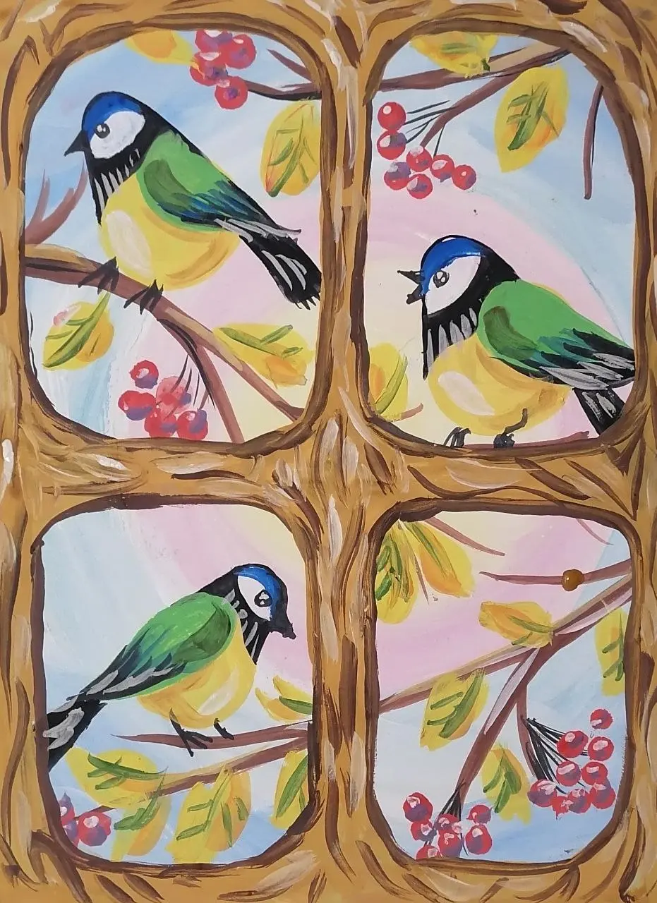 С днем синички! Рисуем вместе с АртМалышами