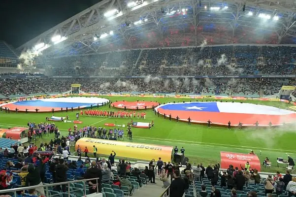 Товарищеский матч Россия – Чили на стадионе Фишт