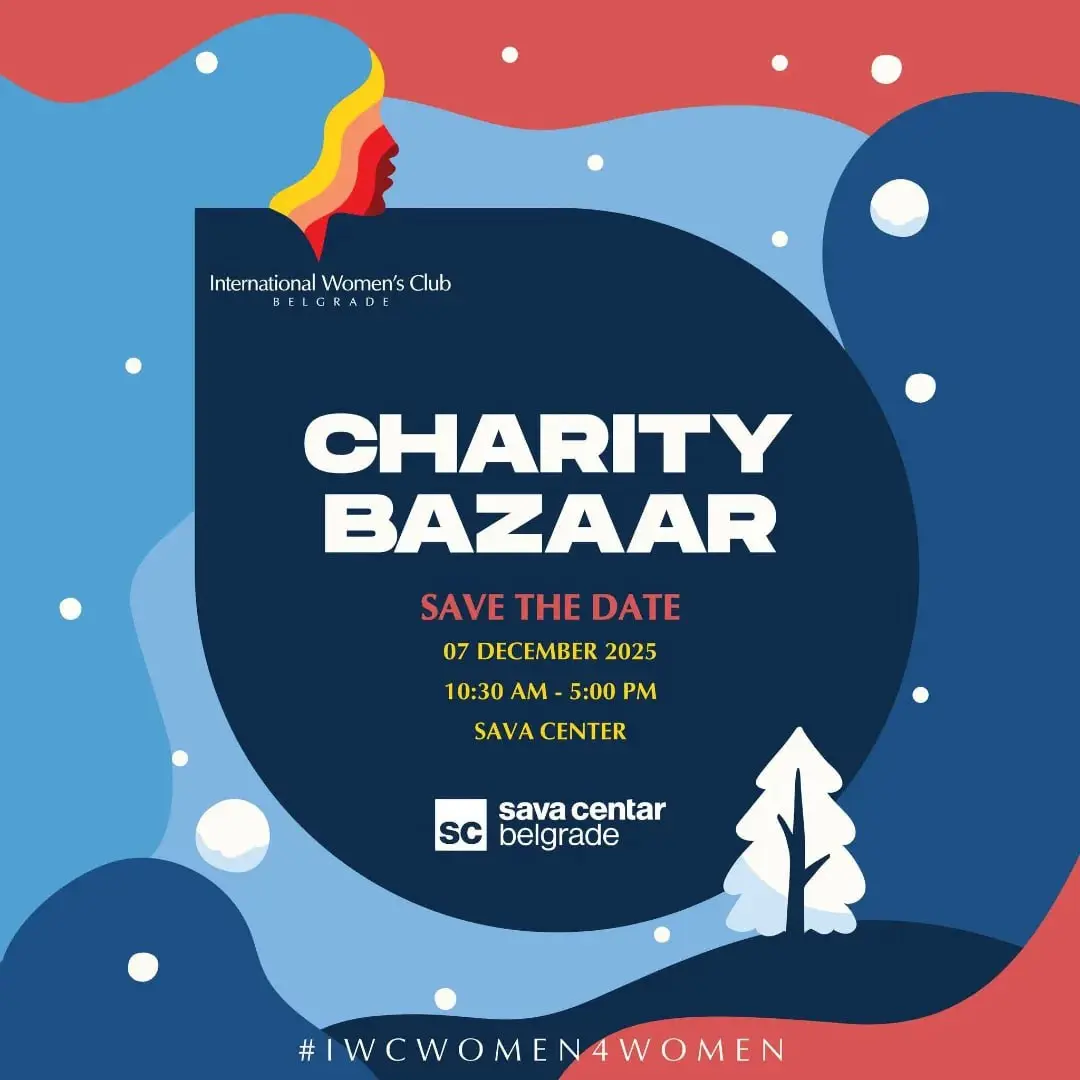 Рождественский благотворительный базар Международного женского клуба в Белграде