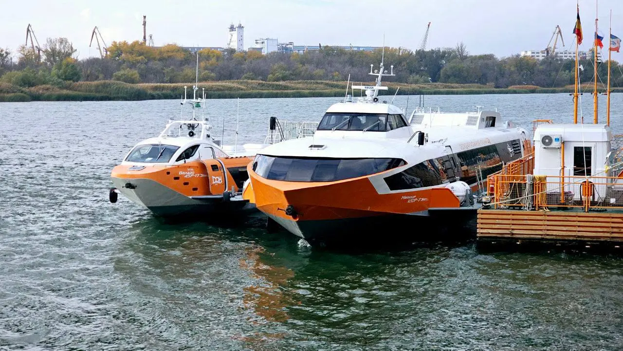 Событие: завершение речной навигации скоростных судов на подводных крыльях по маршруту Азов — Ростов