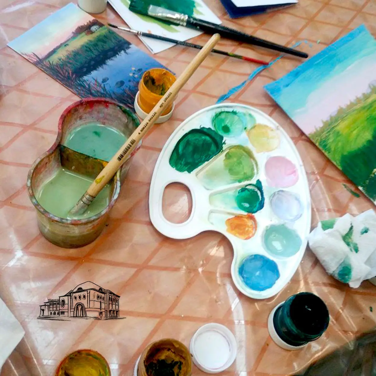 Мастер-класс «Рисуй и отдыхай»