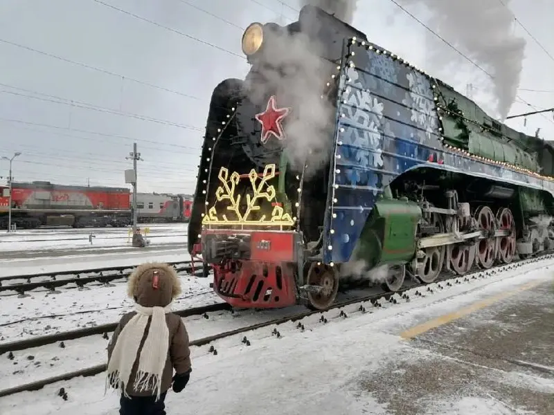 Поезд Деда Мороза в этом году прибудет в Барнаул 8 декабря