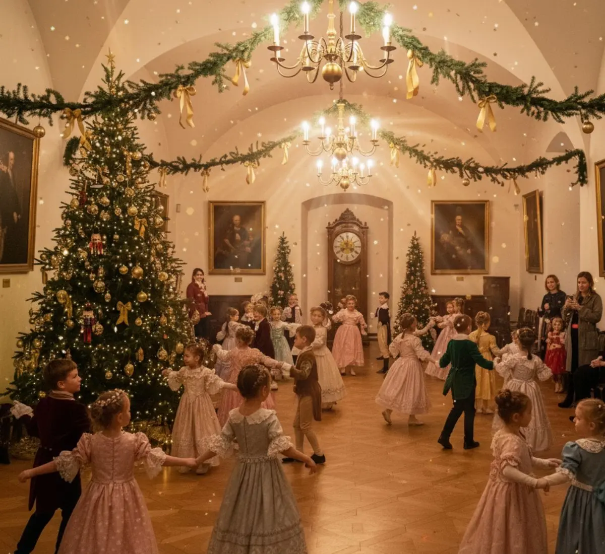 Детский рождественский бал в Мирском замке