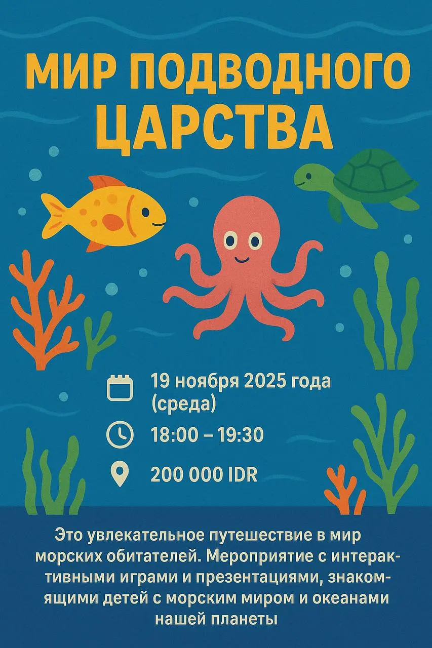 Мир подводного царства