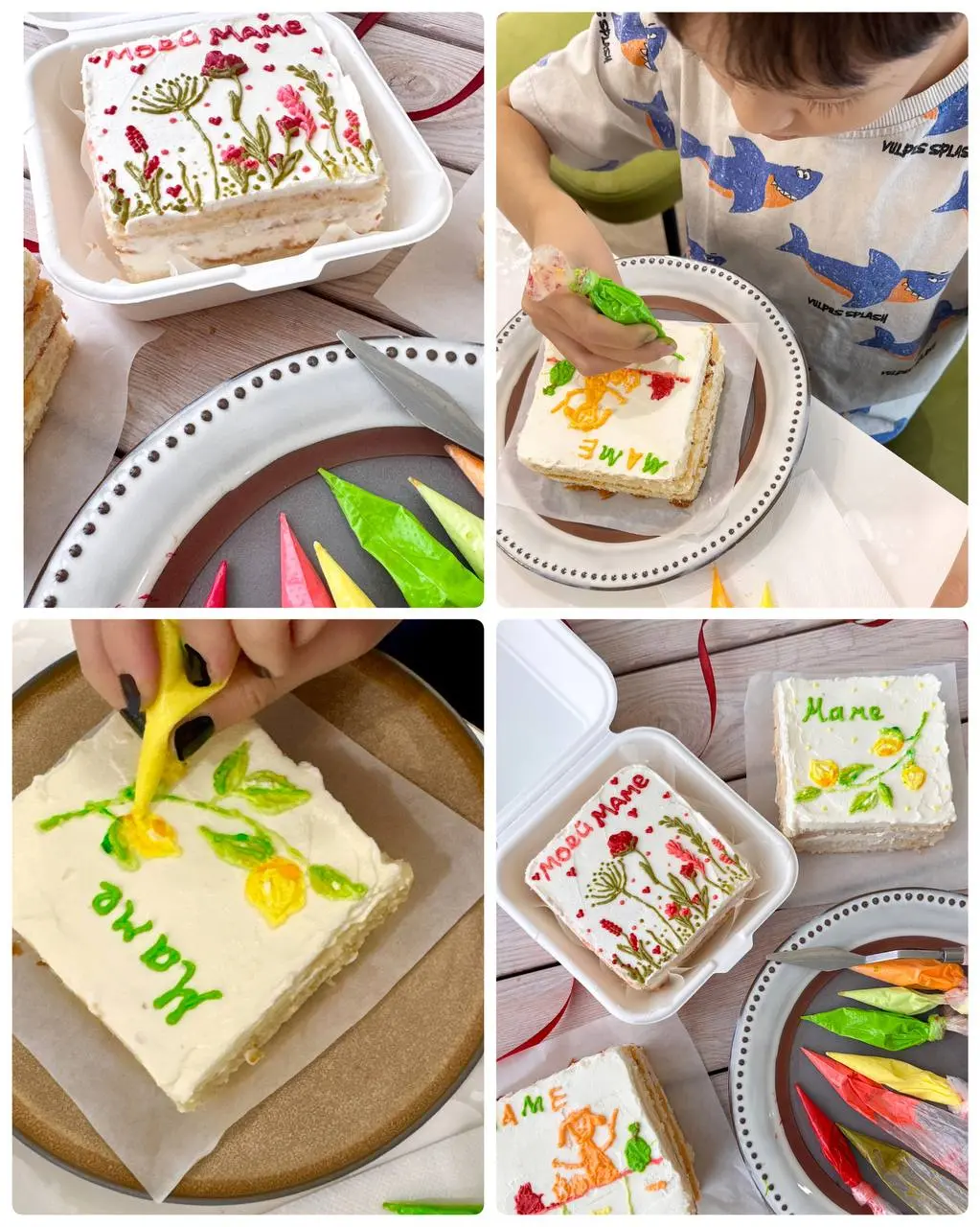 Бенто-торт для мамы