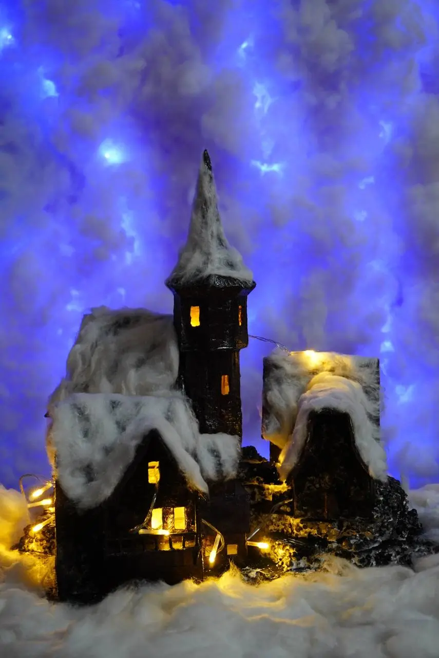 Мастер-класс «Зима в средневековой деревне»