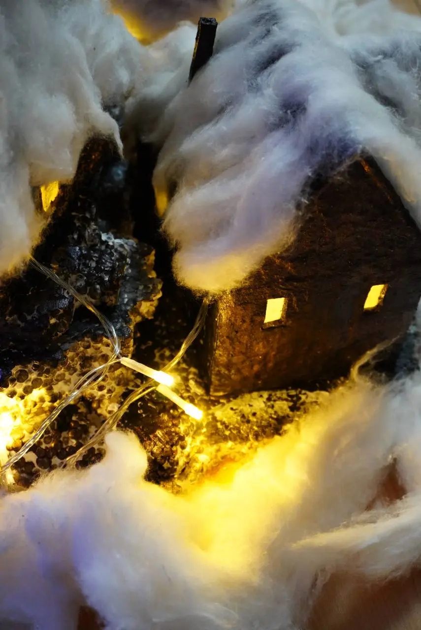 Мастер-класс «Зима в средневековой деревне»