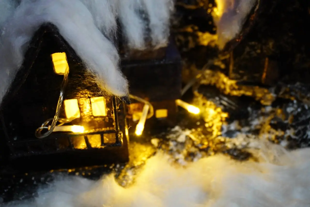 Мастер-класс «Зима в средневековой деревне»