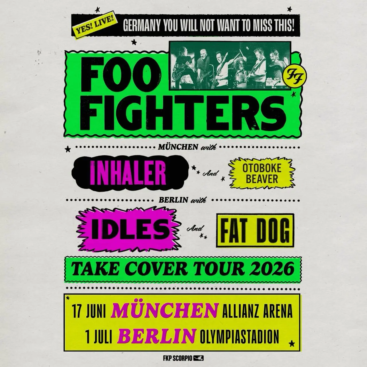 FOO FIGHTERS В ГЕРМАНИИ | СТАДИОННЫЙ ТУР 2026