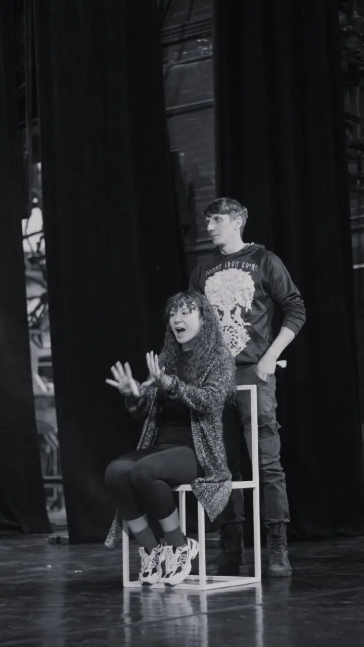 пластического спектакля "Дама с собачкой" в постановке Александра Пучкова