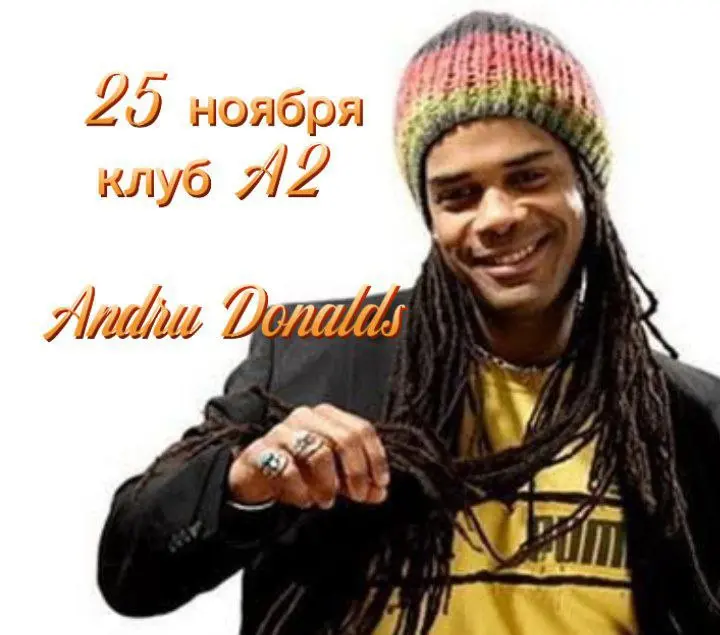 Andru Donalds concert in Saint Petersburg