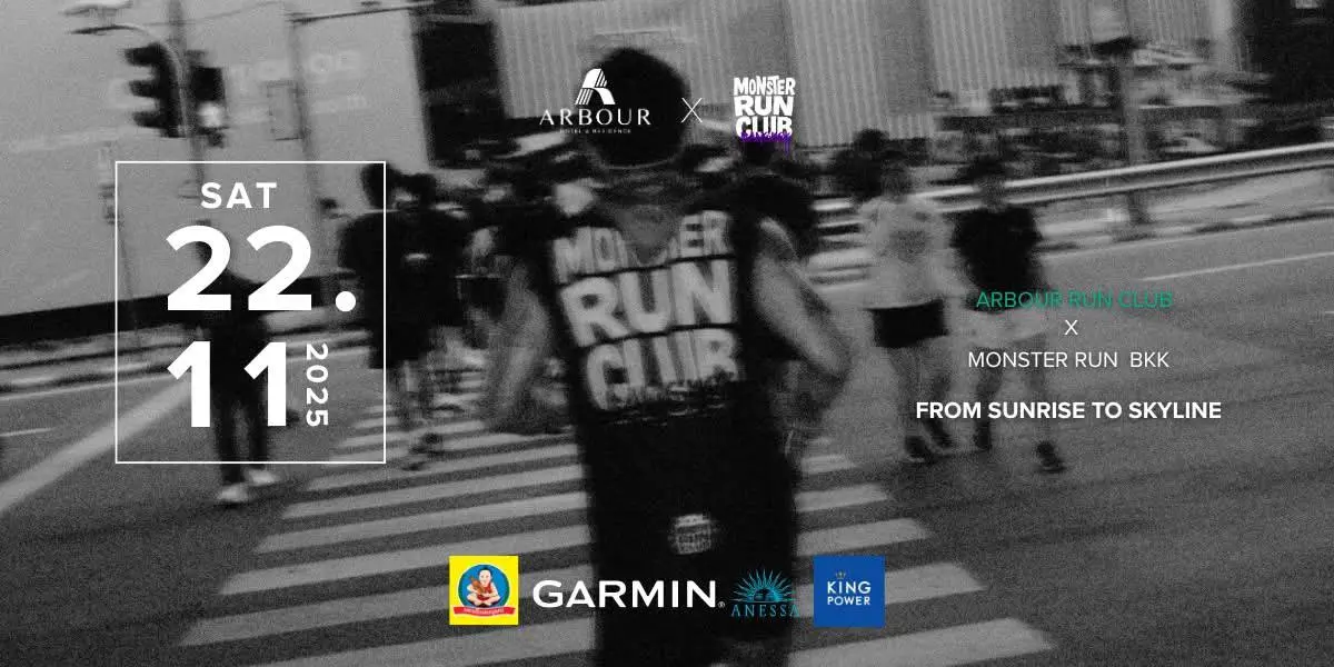 ARBOUR RUN CLUB x MONSTER RUN BKK – FROM SUNRISE TO SKYLINE