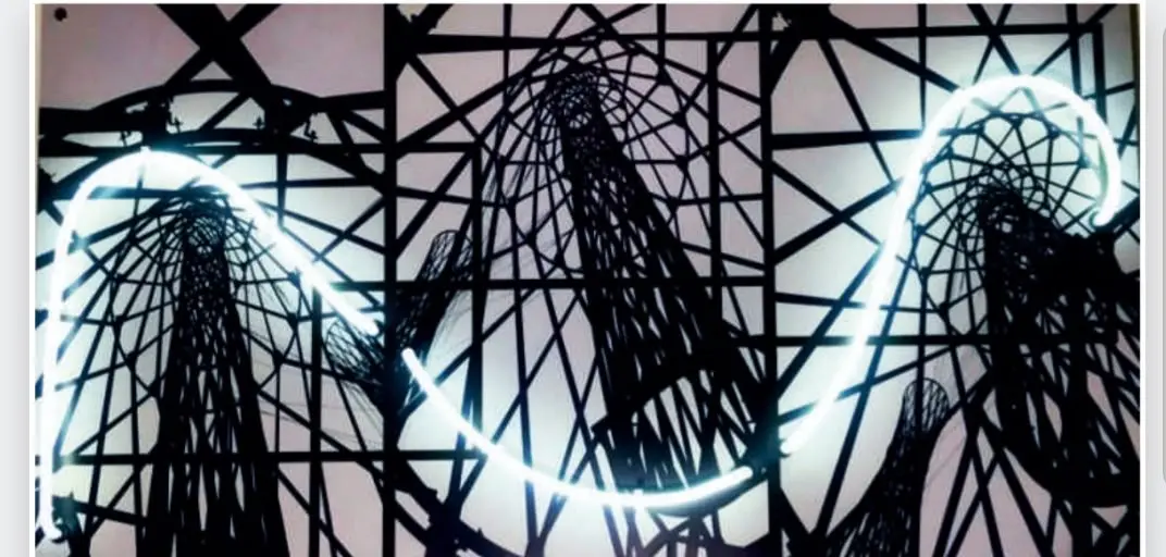 Неон и искусство: новая выставка Ольги Резановой в Тарусе