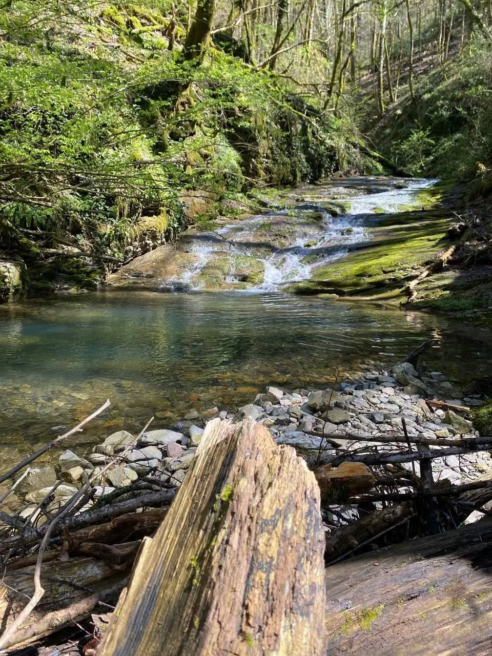 ВОДОПАДЫ НА РЕКЕ АЖЕК