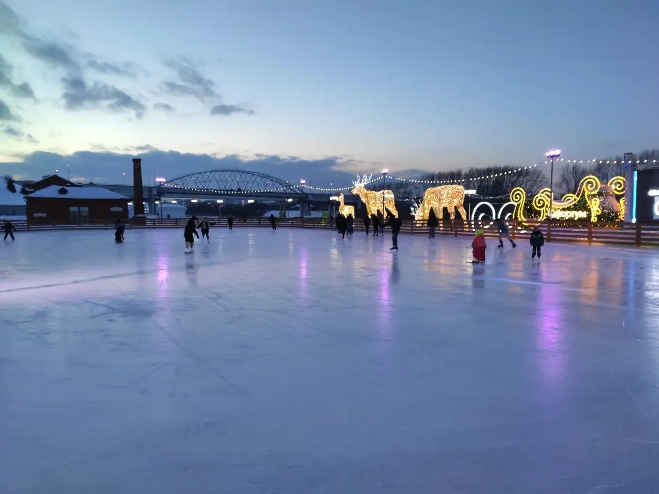 Открытие катков в Тюмени