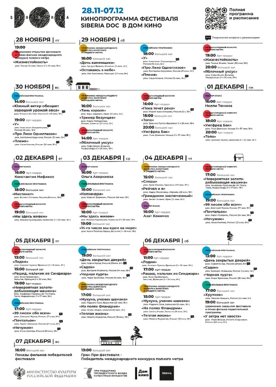 Мини-гид по фестивалю SIBERIA DOC