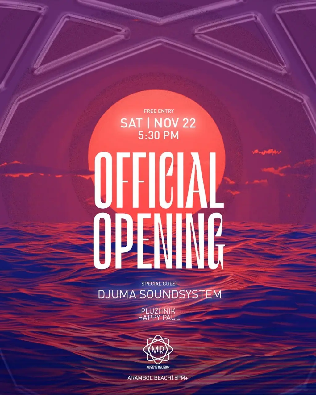 MIR - официальное открытие сезона!