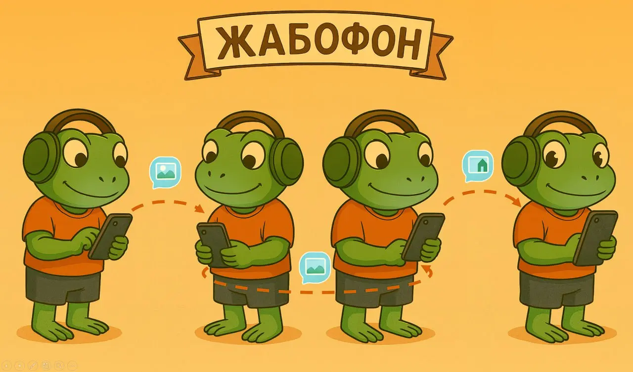 Жабофон (испорченный телефон)