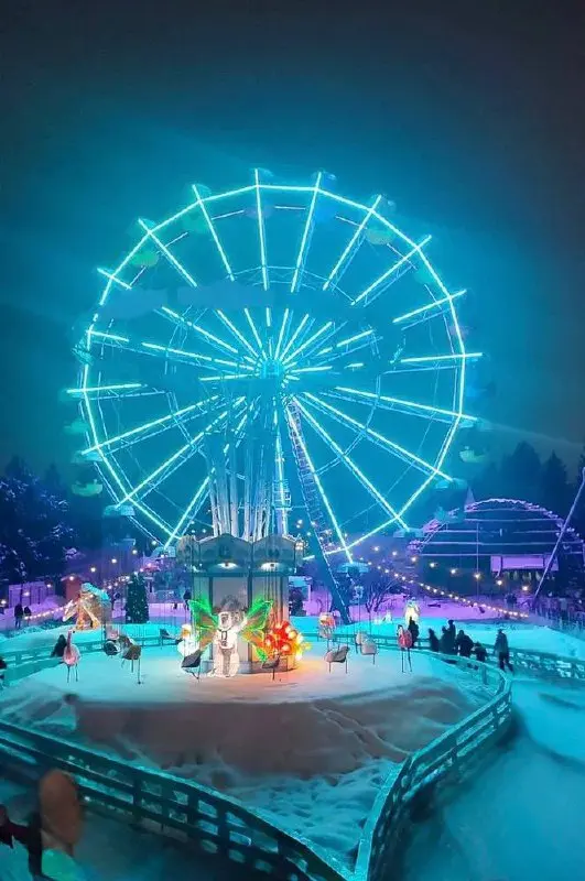 Каток + колесо обозрения: новая зимняя точка притяжения