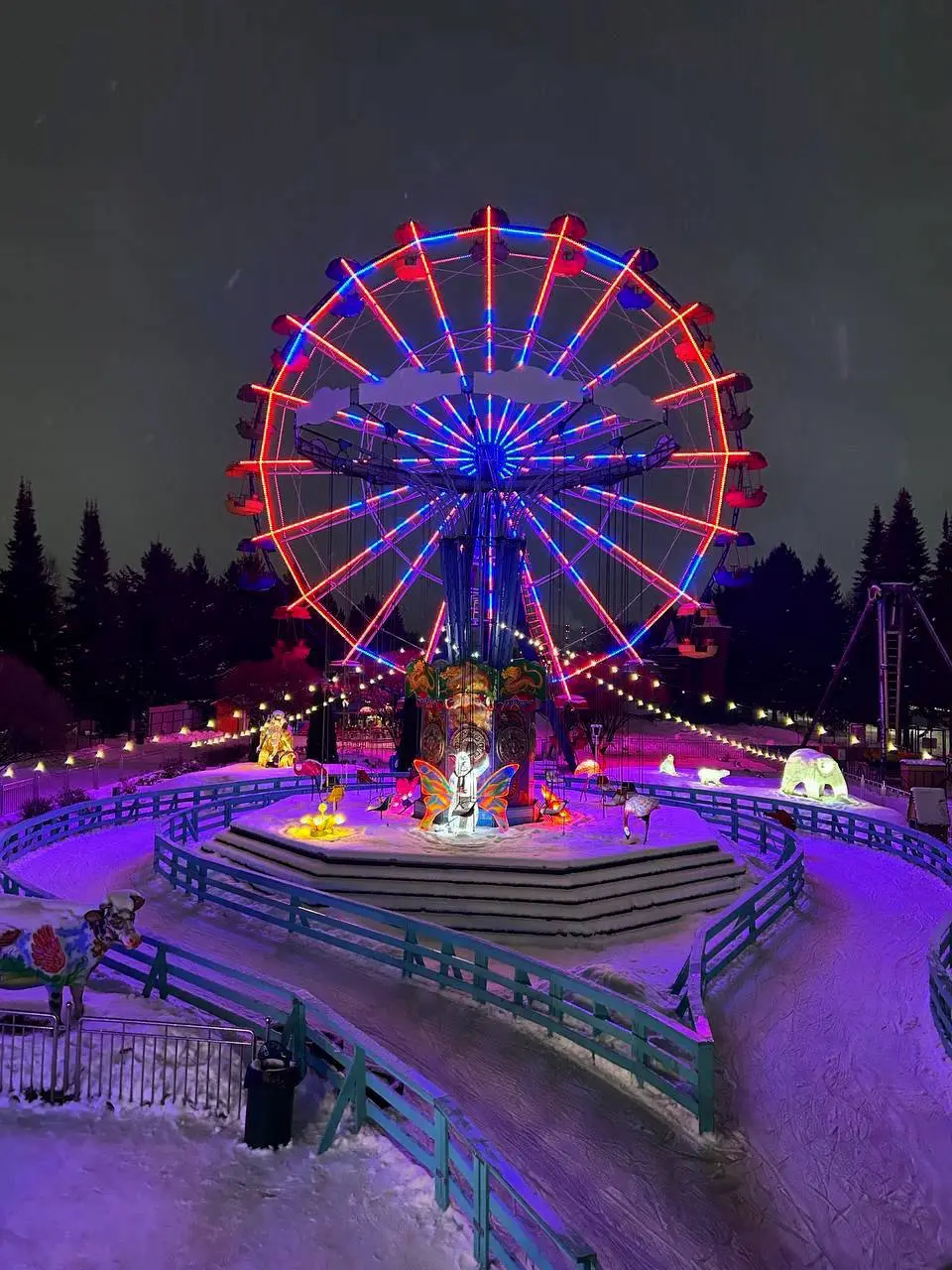 Каток + колесо обозрения: новая зимняя точка притяжения