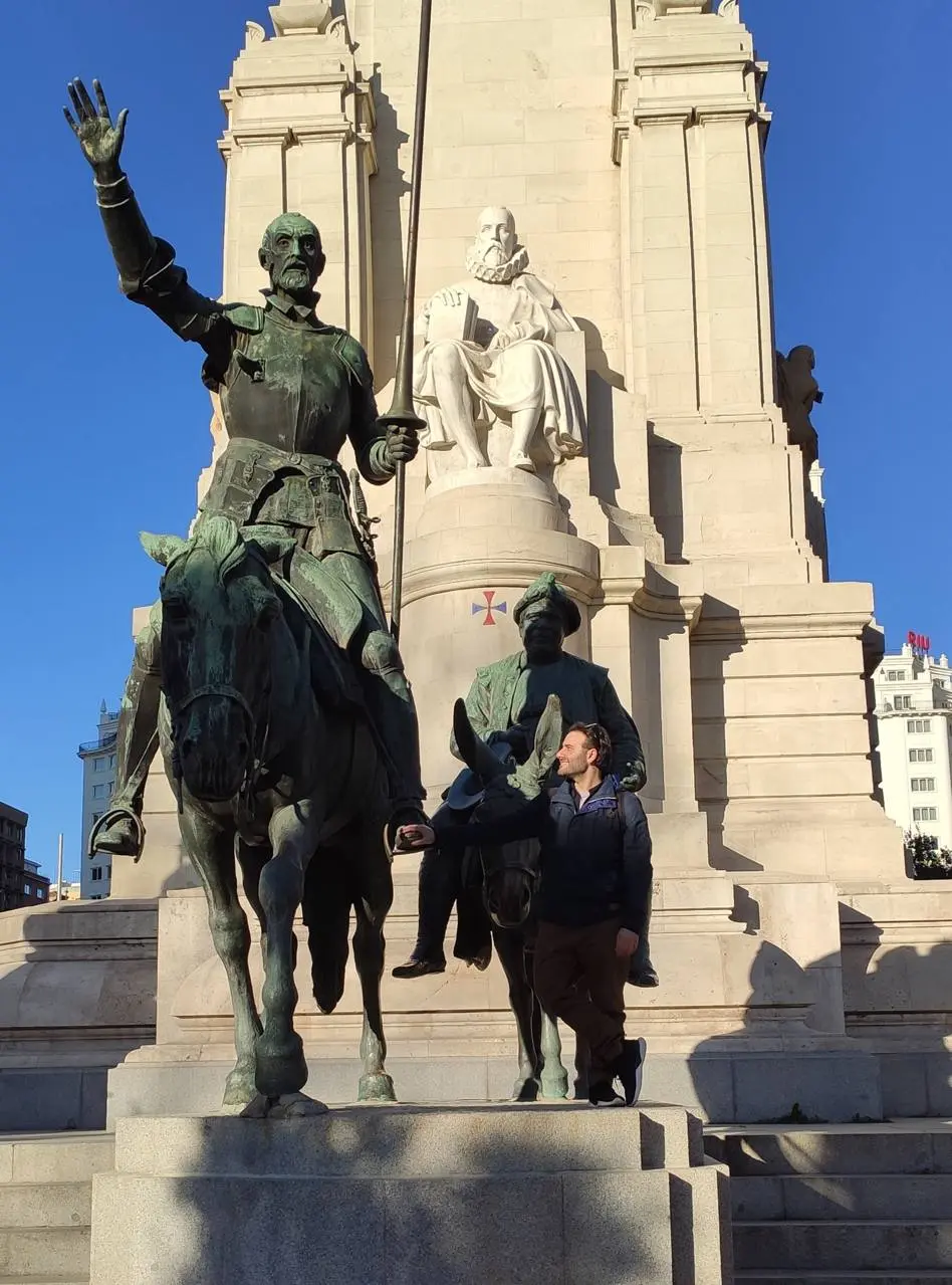 Дон Кихот и Санчо Панса впервые в Мадриде и Барселоне с Арменом и Фёдором