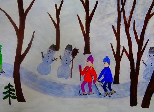 Выставка творческих работ учащихся художественного отделения ДШИ№14 Покормите птиц зимой