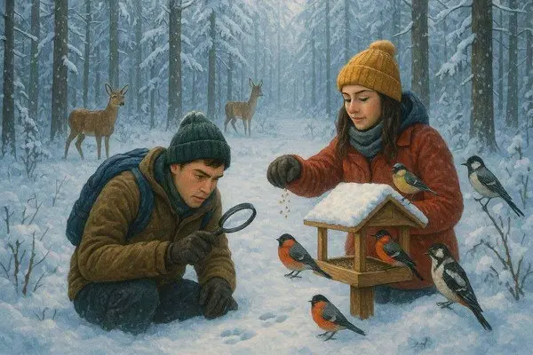 Новогодний квест "Природа зимой"