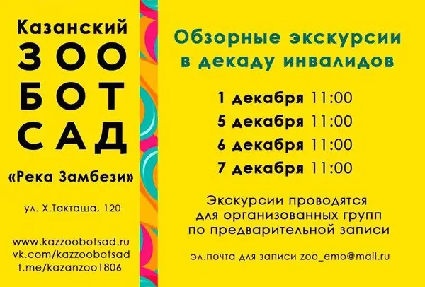 Обзорные экскурсии в декаду инвалидов