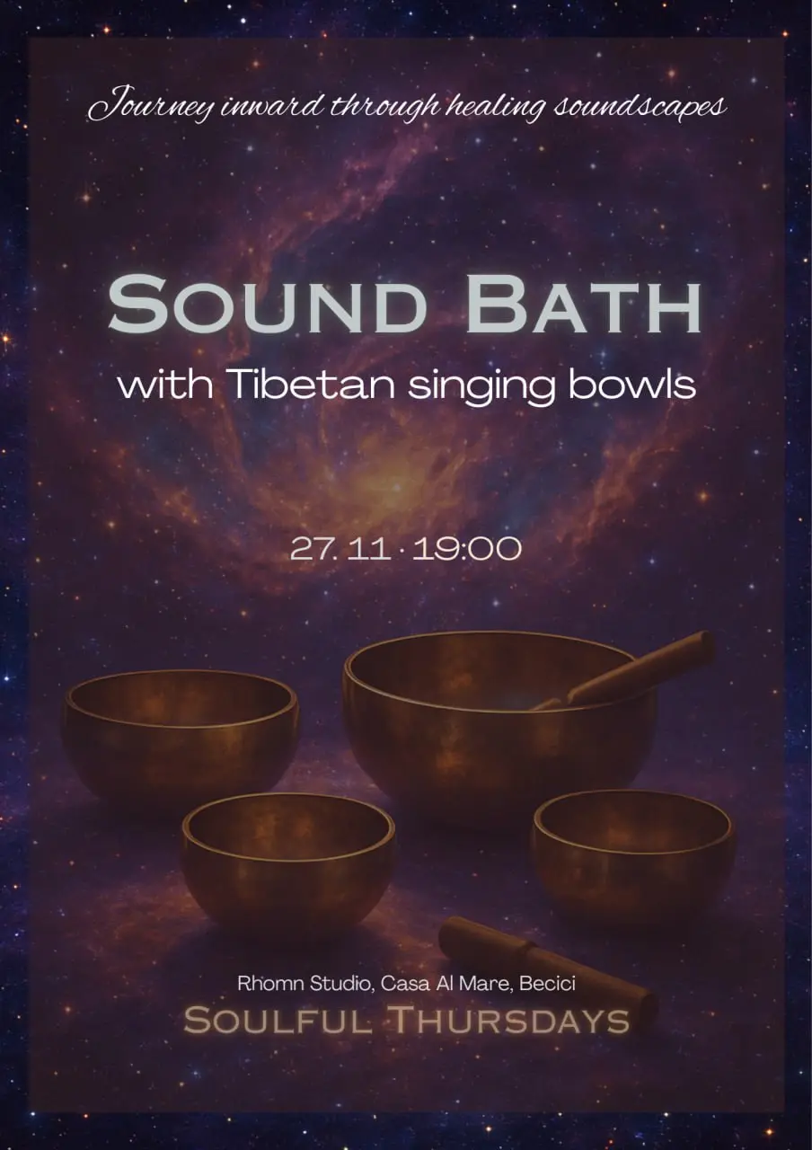 Звуковая ванна с тибетскими чашами в Бечичи