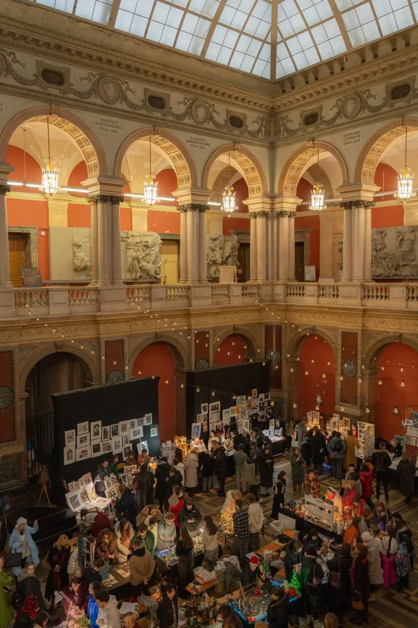 Новогодняя ярмарка в Академии Штиглица