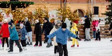 Каток на Нижегородской ярмарке открывается