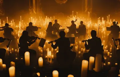 Саундтреки Эйнауди при свечах