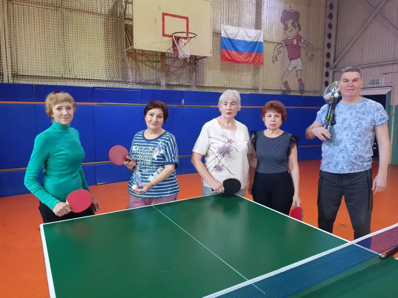 Активное долголетие: настольный теннис