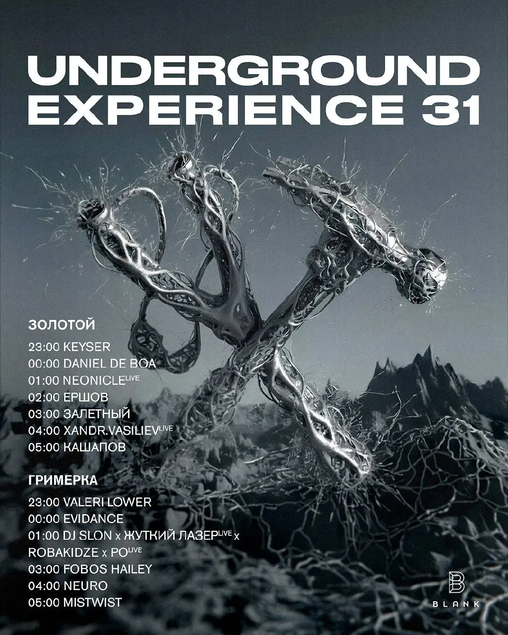 UNDERGROUND EXPERIENCE 31