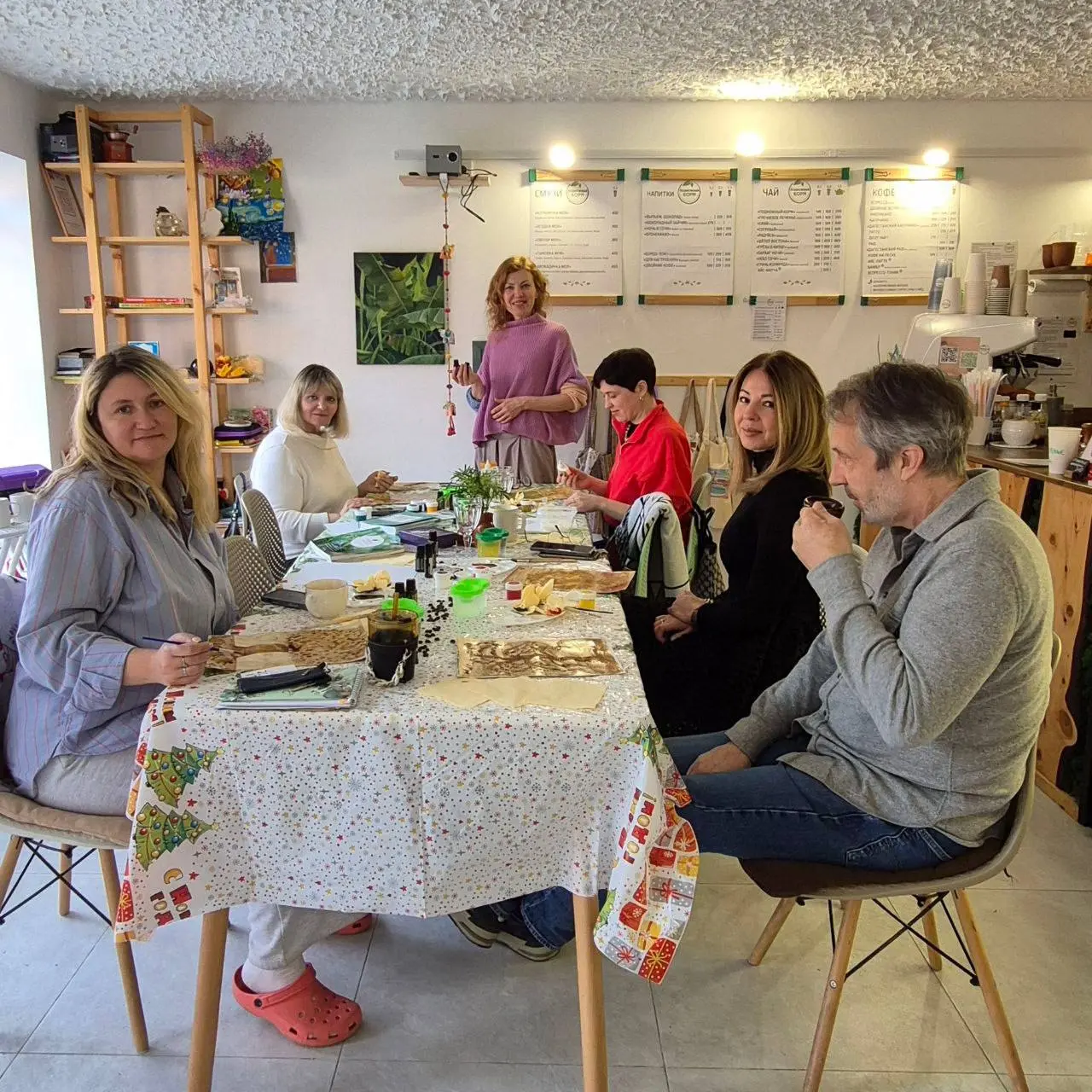 Осеннее очарование кофе-арт