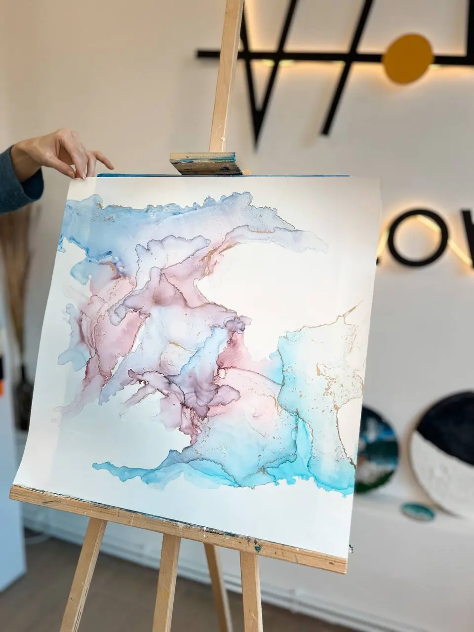 Медитативный процесс создания воздушной вуали