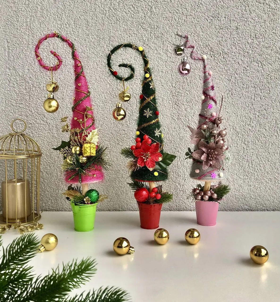 Ёлочка в ведёрке