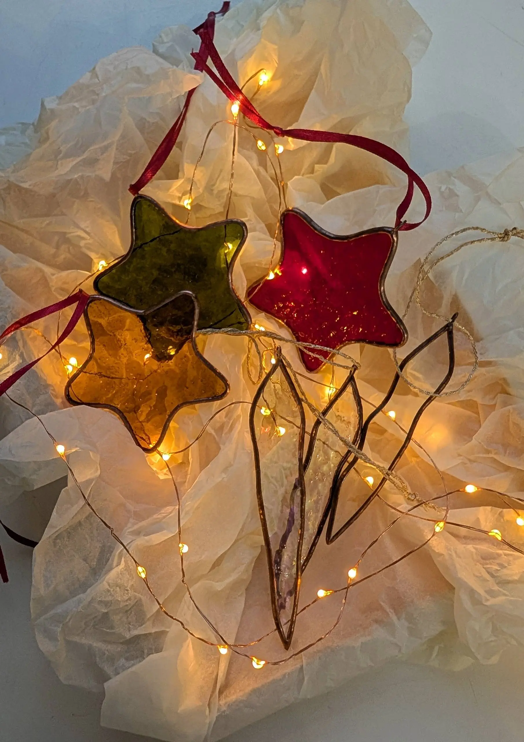 Делаем витражные игрушки