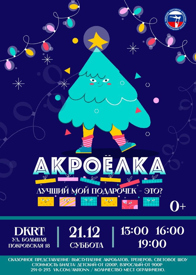 Новогодняя АкроЁлка «Лучший мой подарочек - это?»