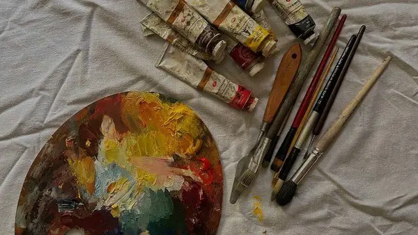 Рисование акрилом