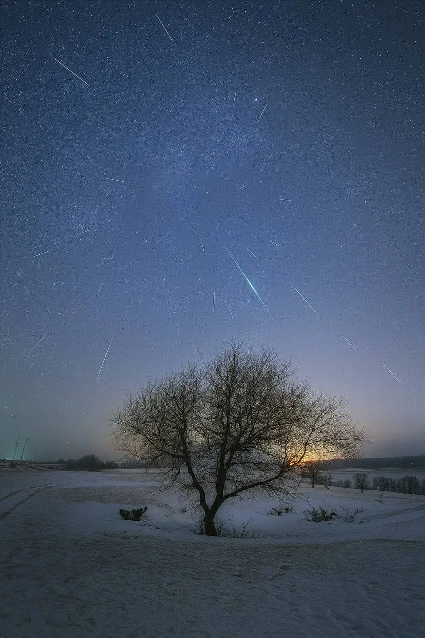 Пик метеорного потока Геминиды