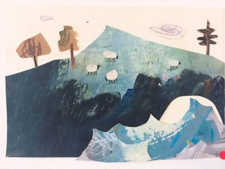 Смешанные Техники: Коллажный Пейзаж.