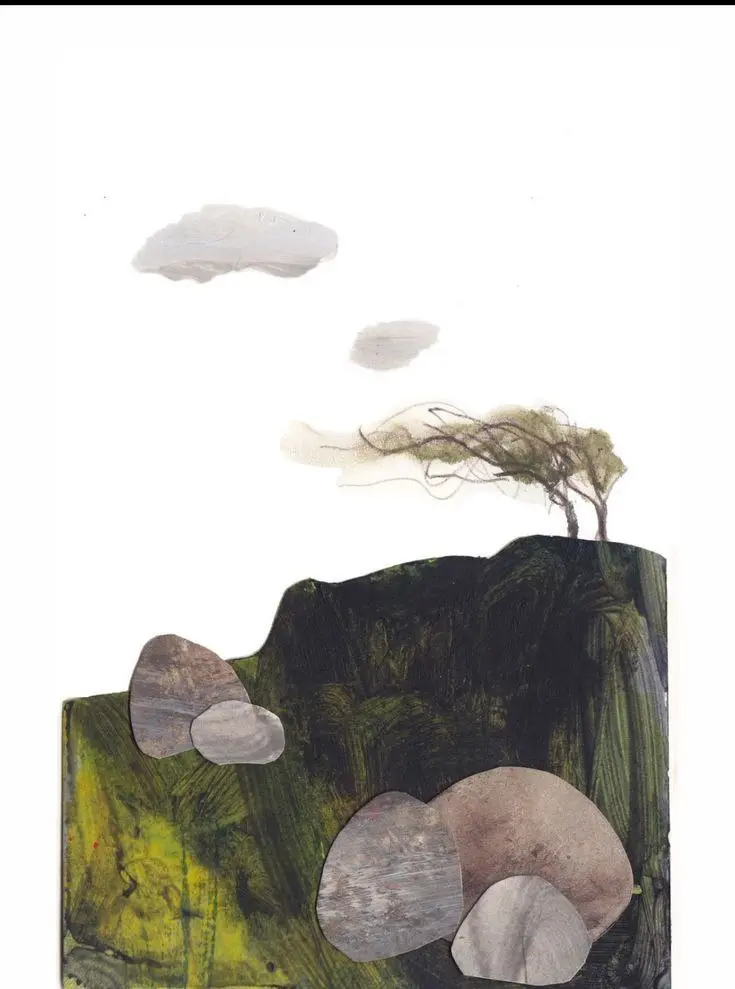 Смешанные Техники: Коллажный Пейзаж.