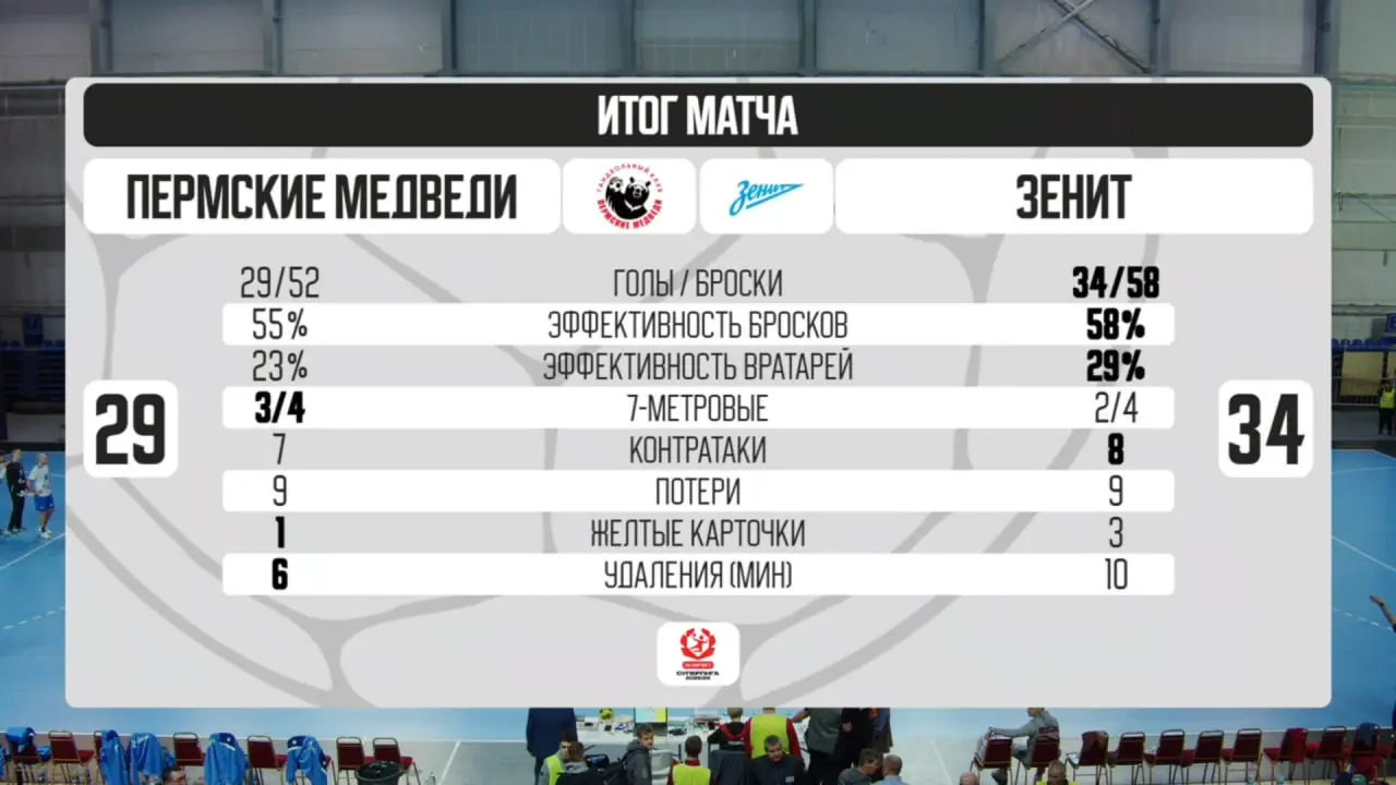 Зенит - Пермские медведи