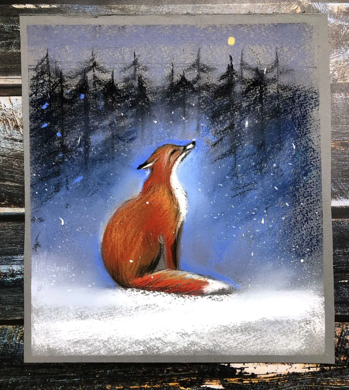 Мастер-класс по живописи масляной пастелью