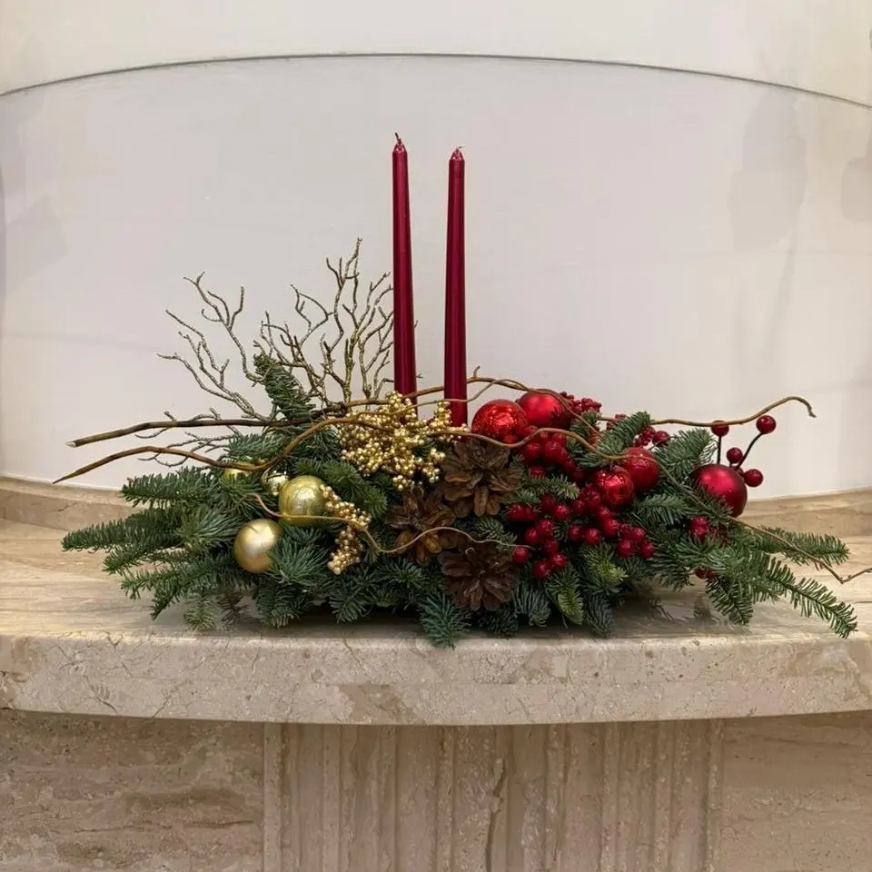 Создание новогодней композиции