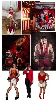 Новый год в цирковом стиле