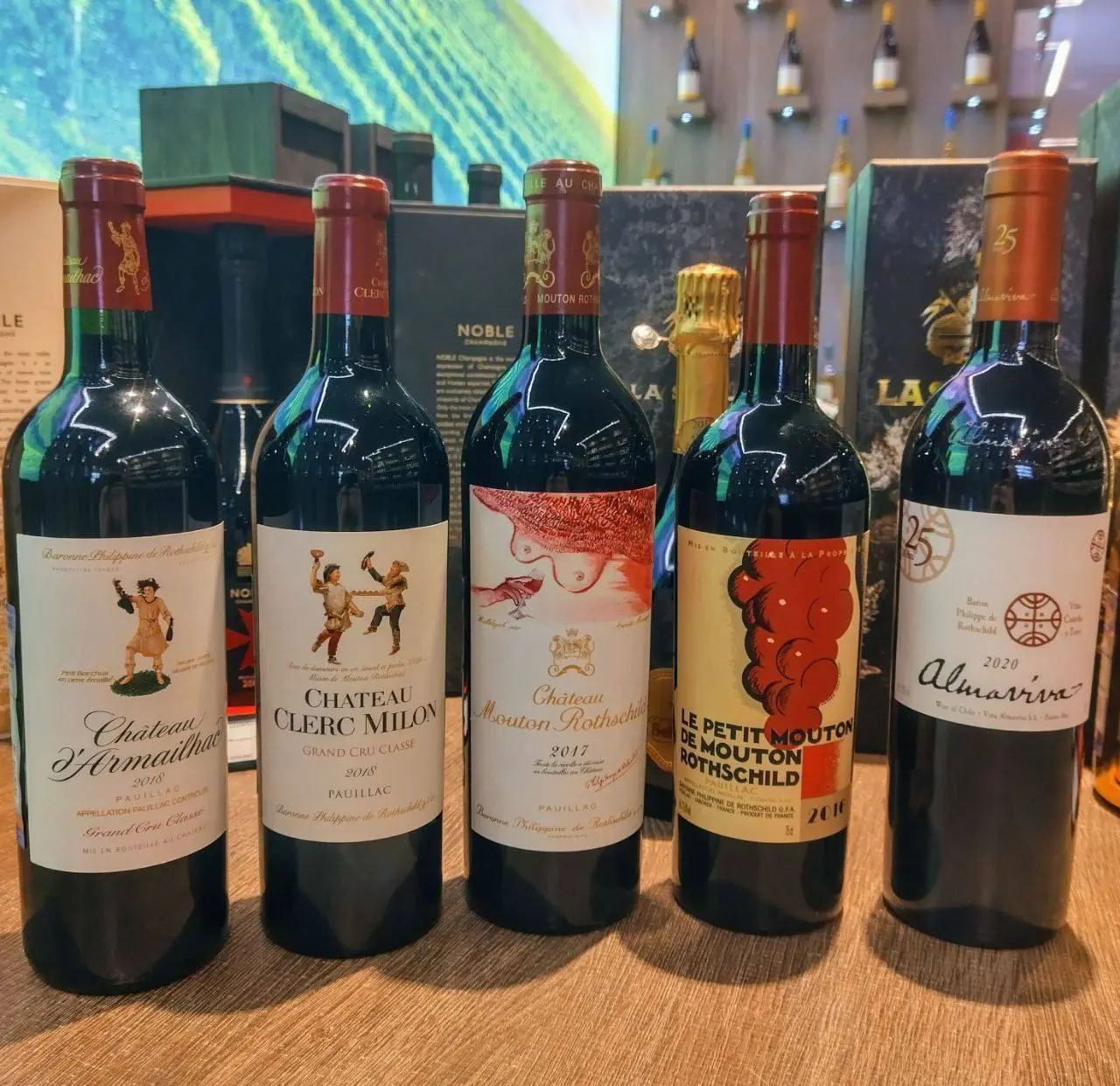 Дегустация вин от барона Филиппа де Ротшильда