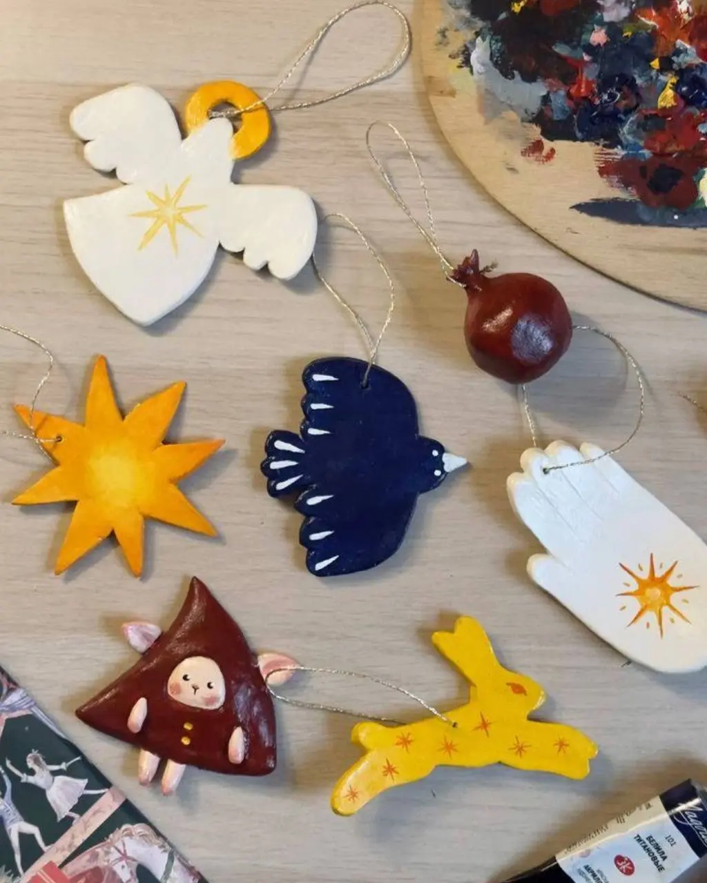 Мастер-класс по лепке украшений на елку